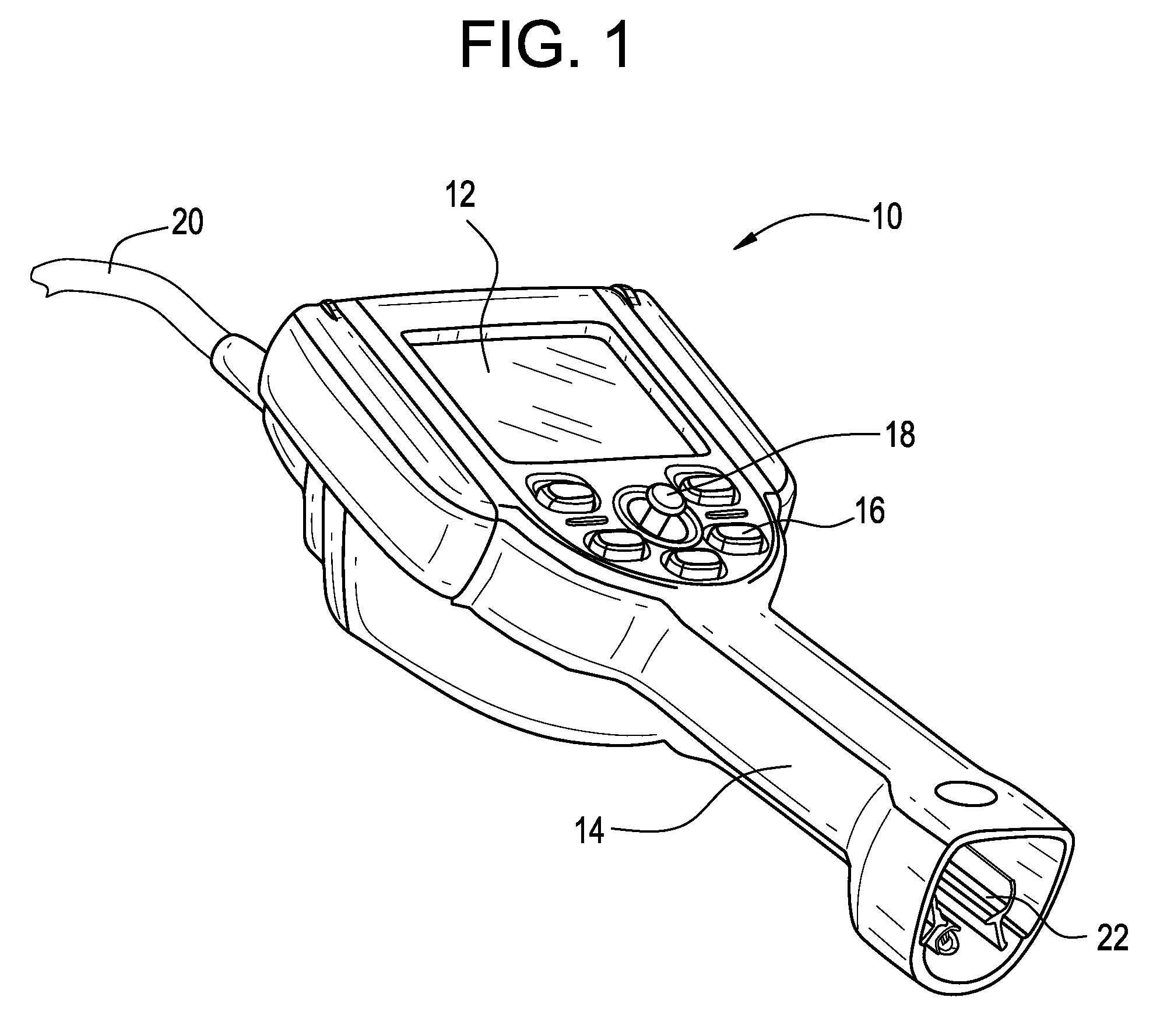 Battery and power management for industrial inspection handset