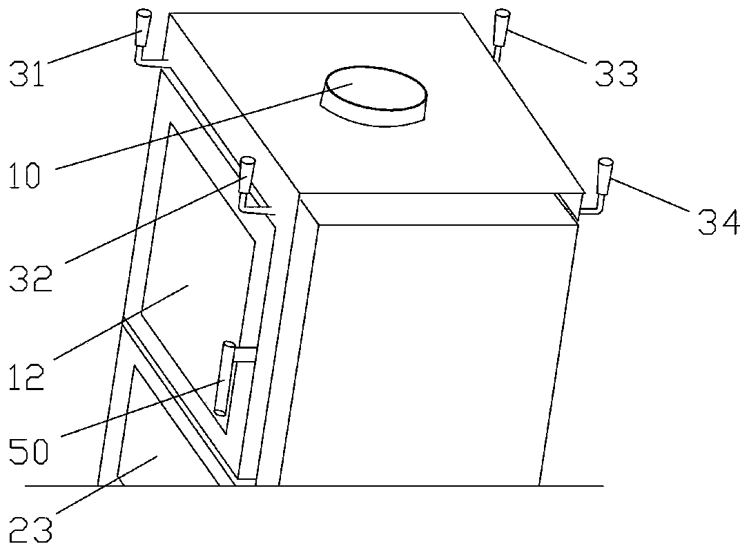 Embedded dual-hearth wood-burning furnace