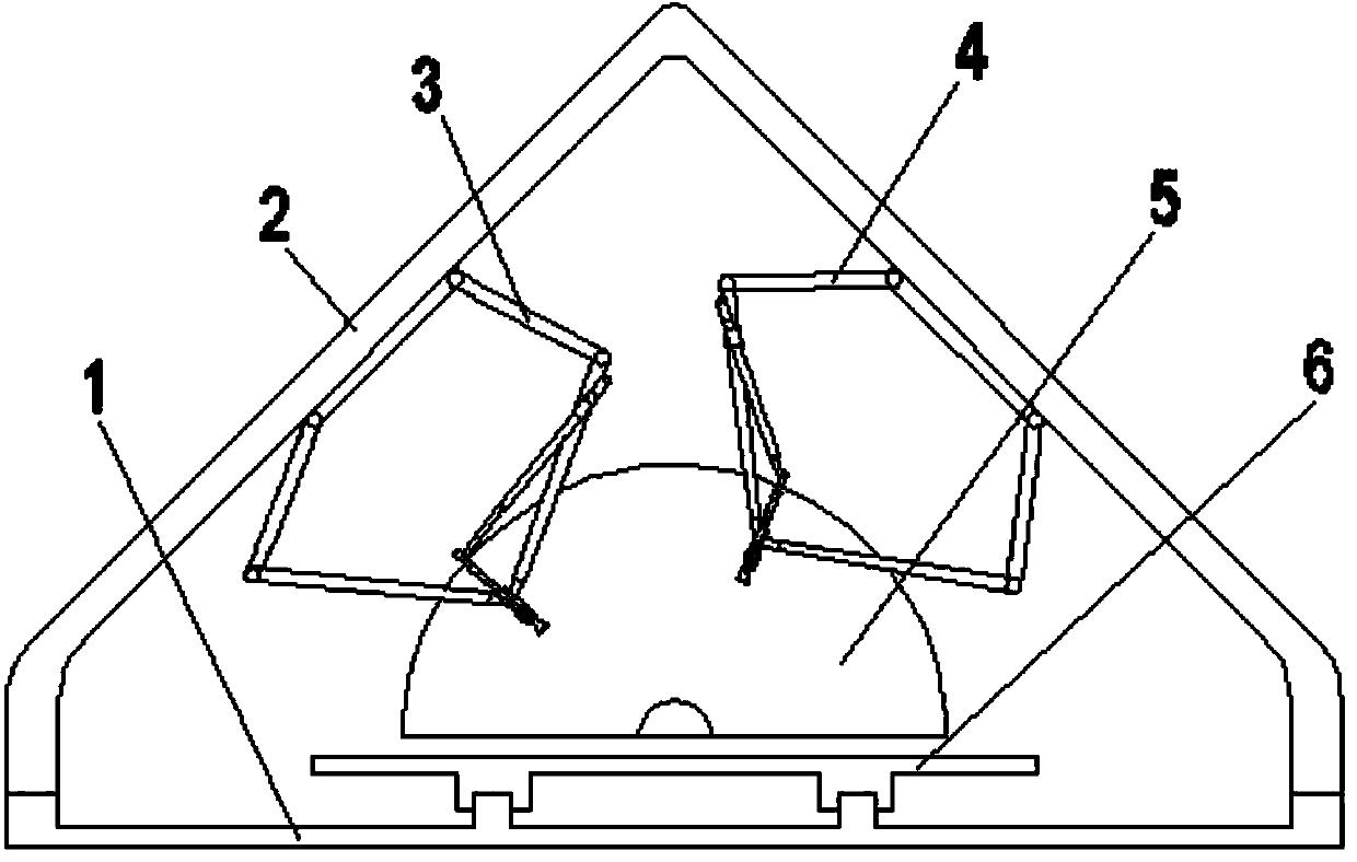 Spraying mechanism based on four-degree-of-freedom spraying module