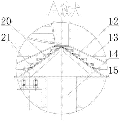 Spiral step fin tower for purifying VOCs waste gas