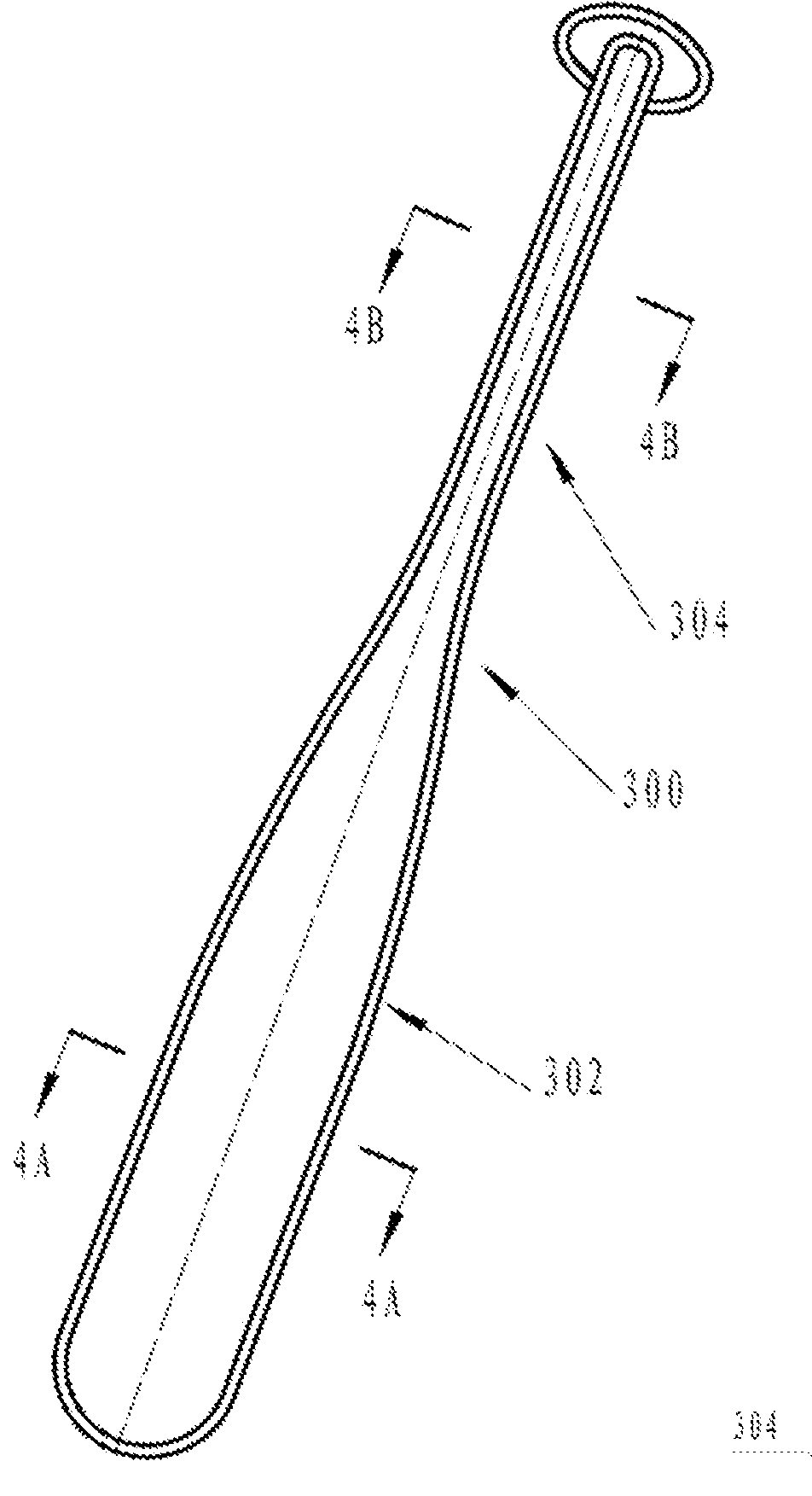 Bamboo bat having fiber-fused core and method of manufacturing the same