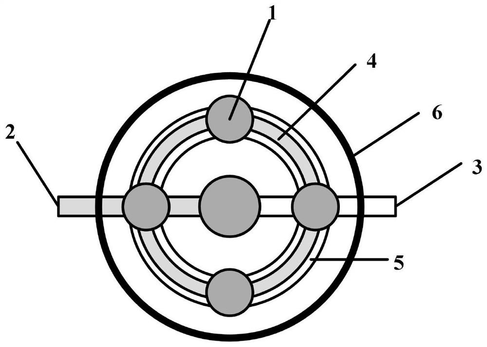 A kind of air distributor system used in gas-solid heat exchange process and gas-solid heat exchange method