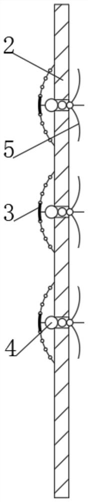 Self-opening-closing moisture absorption type high-voltage switch cabinet