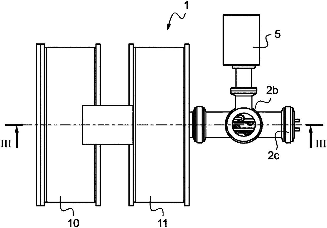 Device and method for producing neutrons