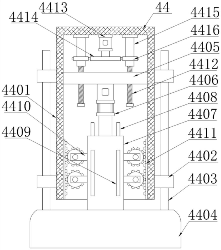 Vertical pile driver with pre-digging function for mounting highway protective fence