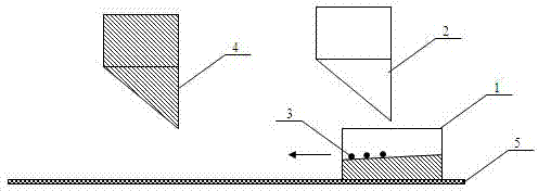 Novel forming method for internal lines of full-body marble tile blank