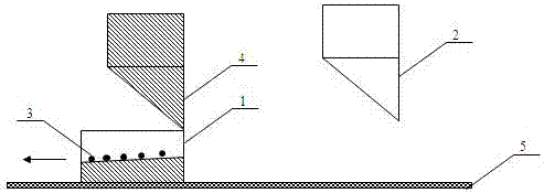 Novel forming method for internal lines of full-body marble tile blank