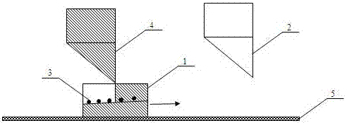 Novel forming method for internal lines of full-body marble tile blank