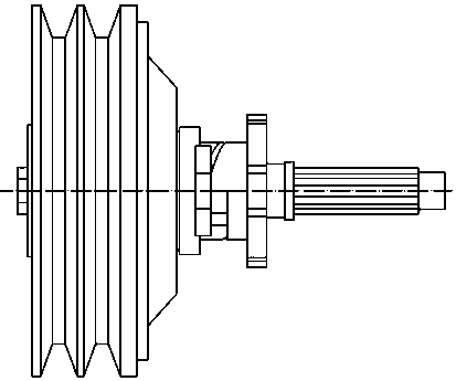 Clutch capable of immediately stopping after hand leaving