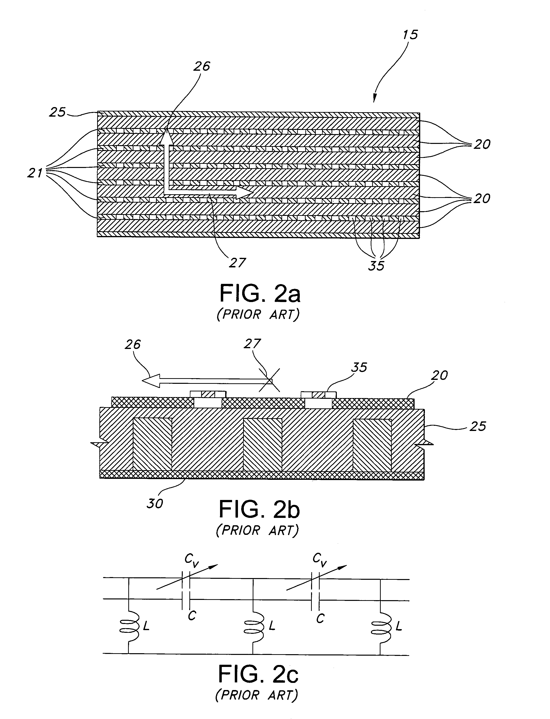 Low-loss, dual-band electromagnetic band gap electronically scanned antenna utilizing frequency selective surfaces