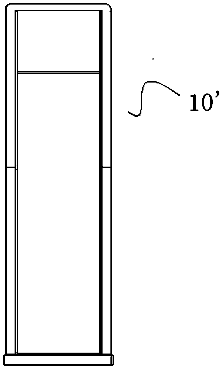 Air outlet component and air conditioner with same