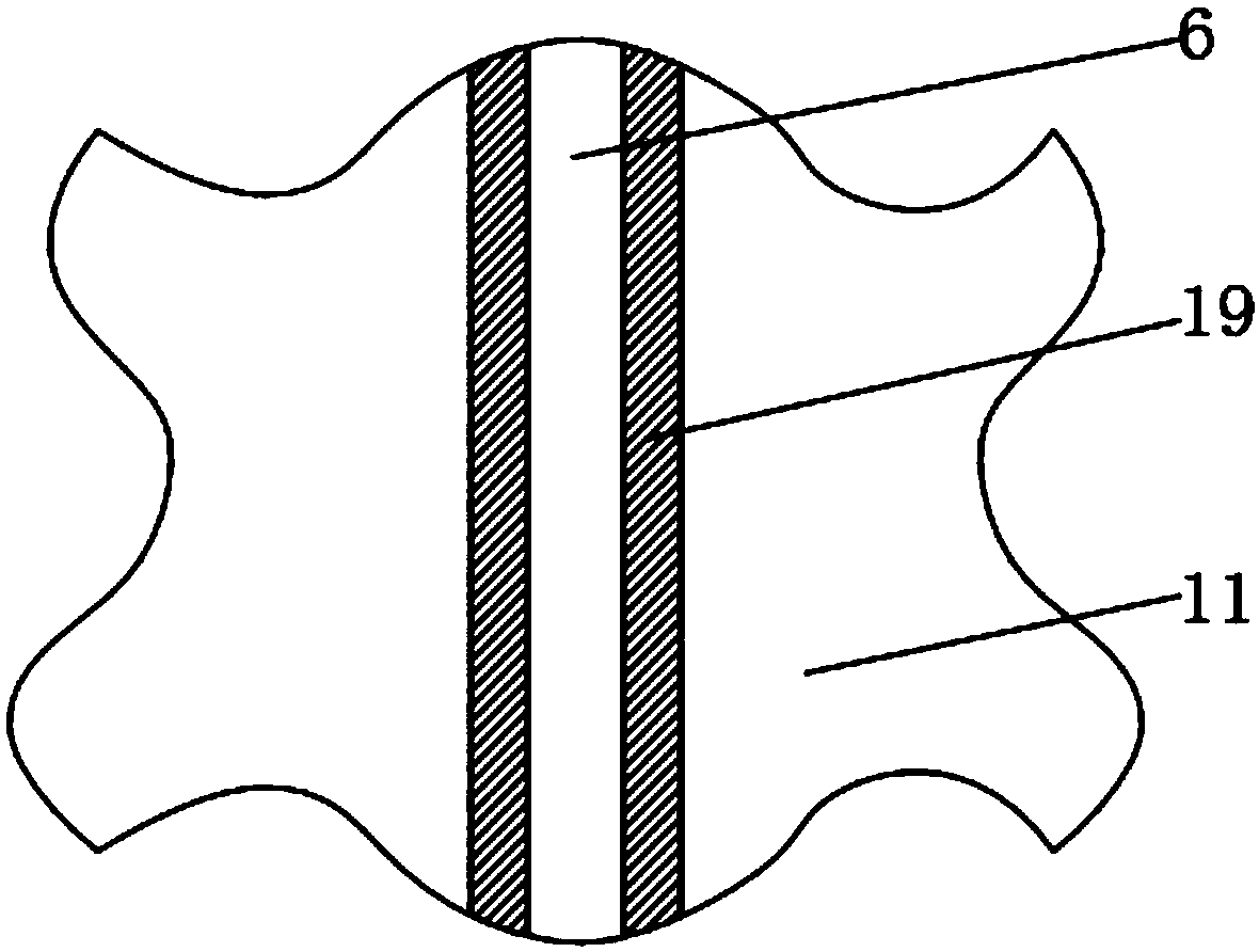 Glue pressing type sticking and sealing structure of solar photovoltaic module