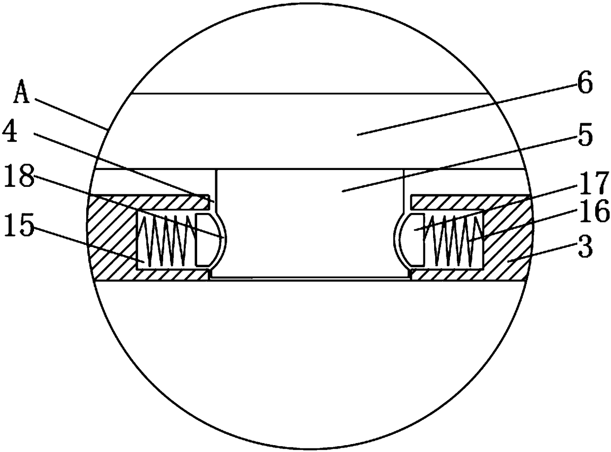 Glue pressing type sticking and sealing structure of solar photovoltaic module