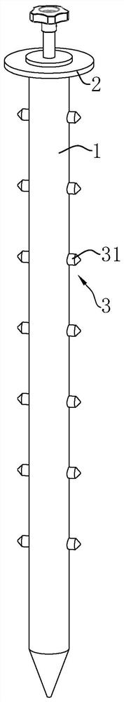 A slope anchoring device for municipal engineering