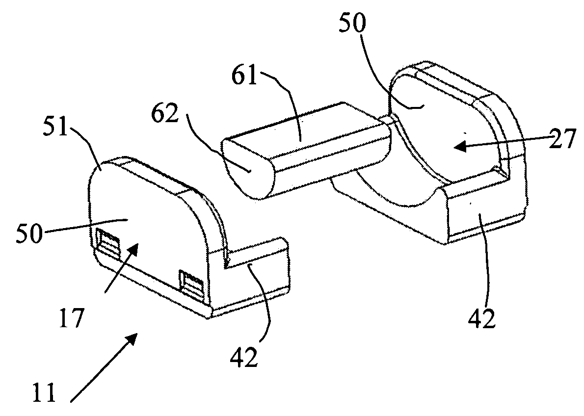 Transformer or inductor containing a magnetic core having abbreviated sidewalls and an asymmetric center core portion