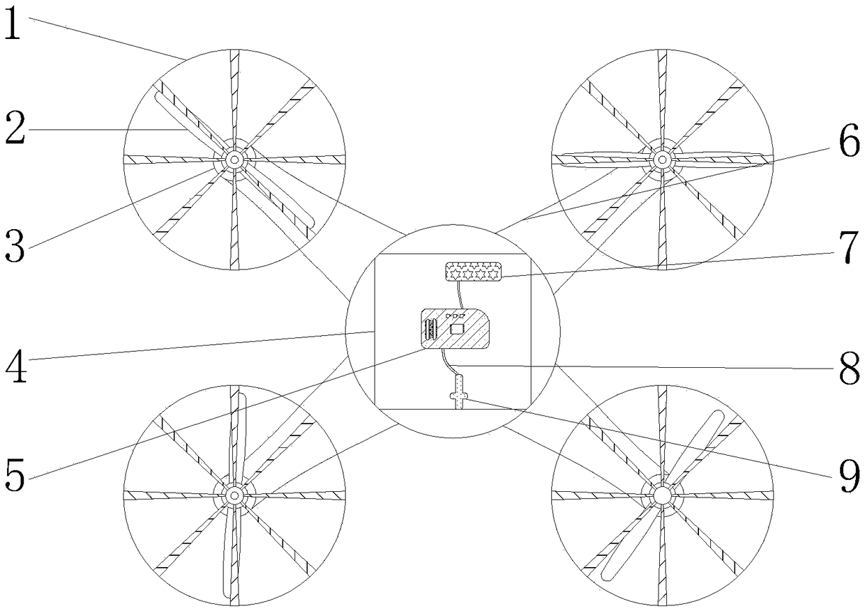 UAV (Unmanned Aerial Vehicle) anti-collision device