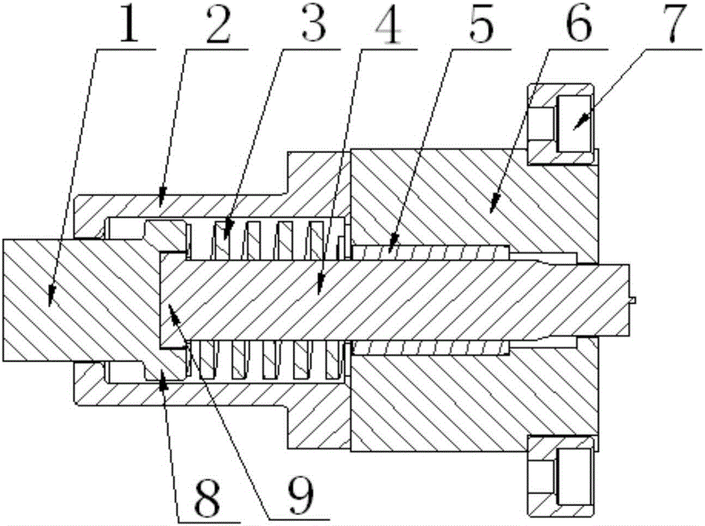 Stretchable punch pin mechanism for thermal stamping die