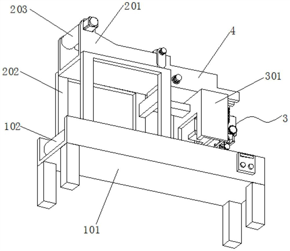 Full-automatic storage battery protective mesh mounting equipment