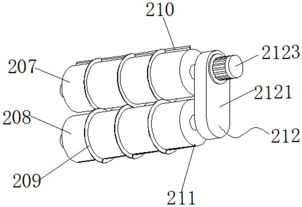 Full-automatic storage battery protective mesh mounting equipment