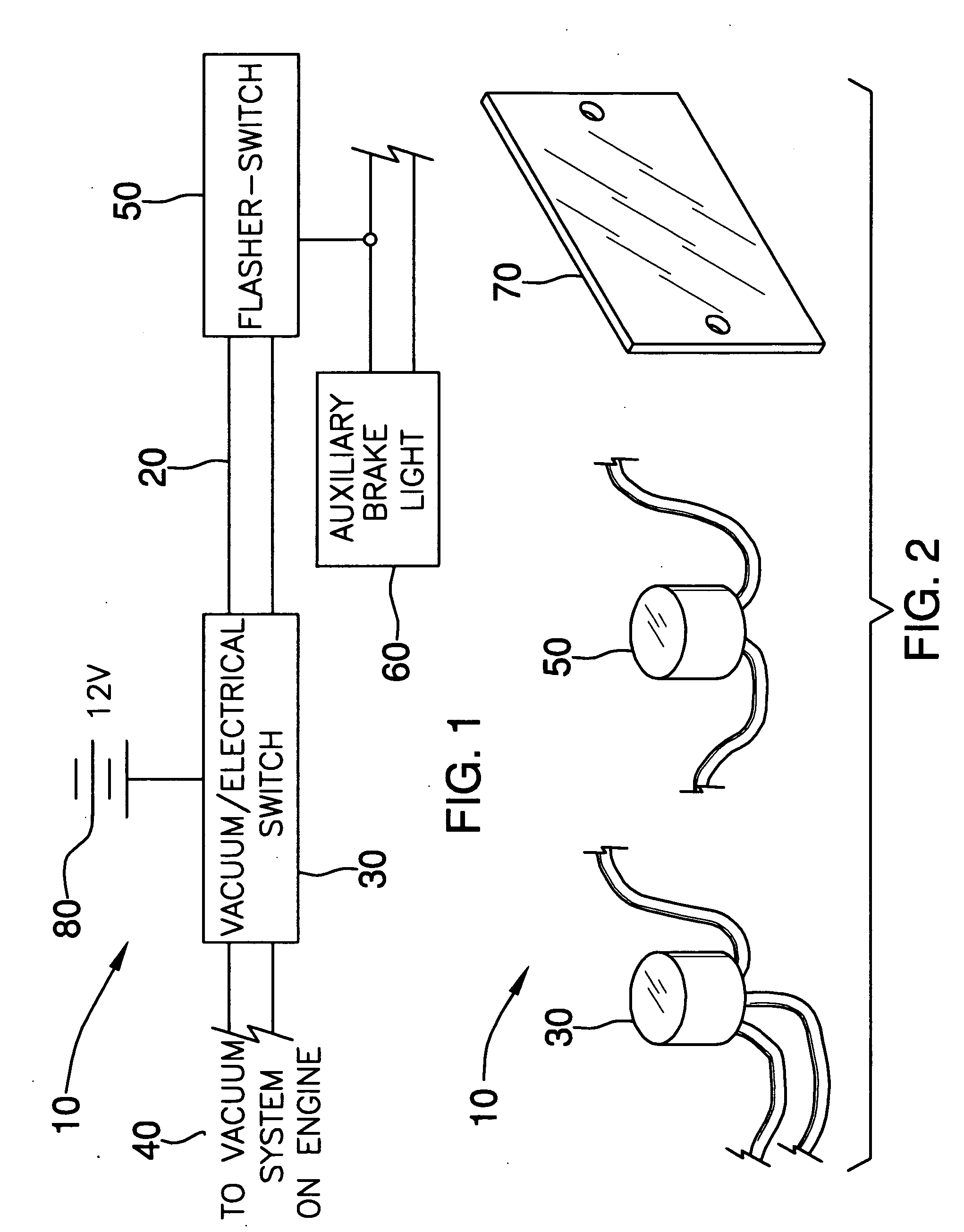 Vehicle brake warning system