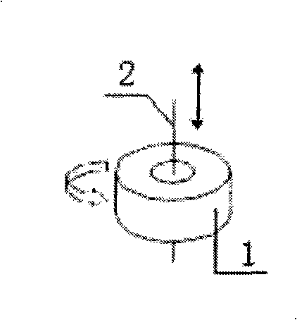 Method for polishing diamond rectangle micropore mold die hole