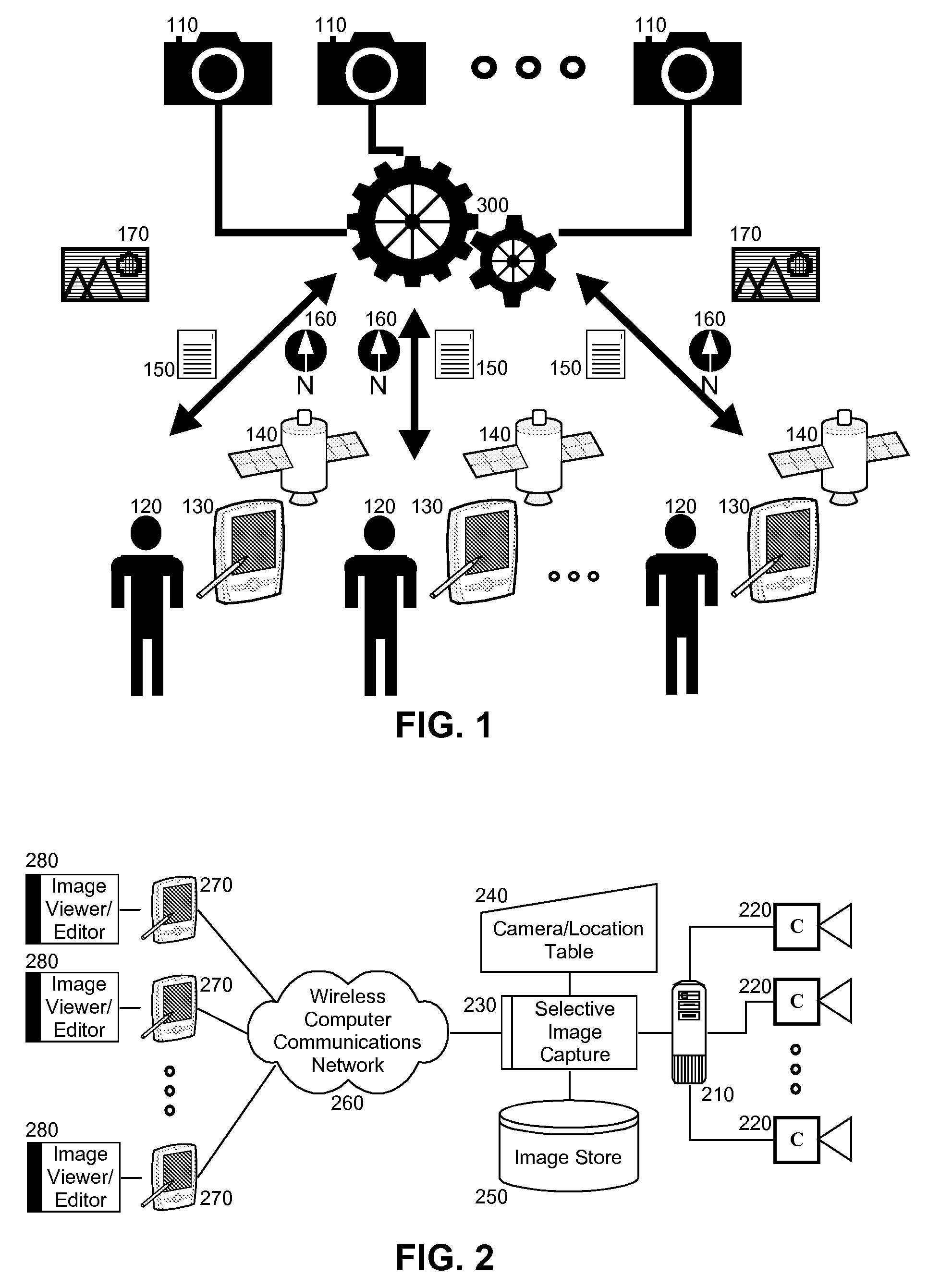 Hosted imagery capture in an ad hoc for mobile computing