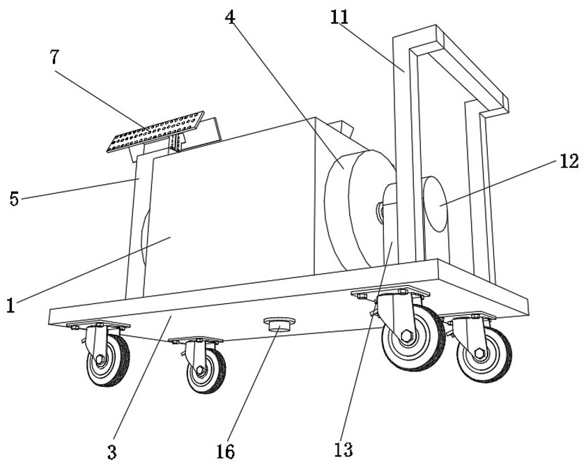 Spraying machine for fruit tree planting