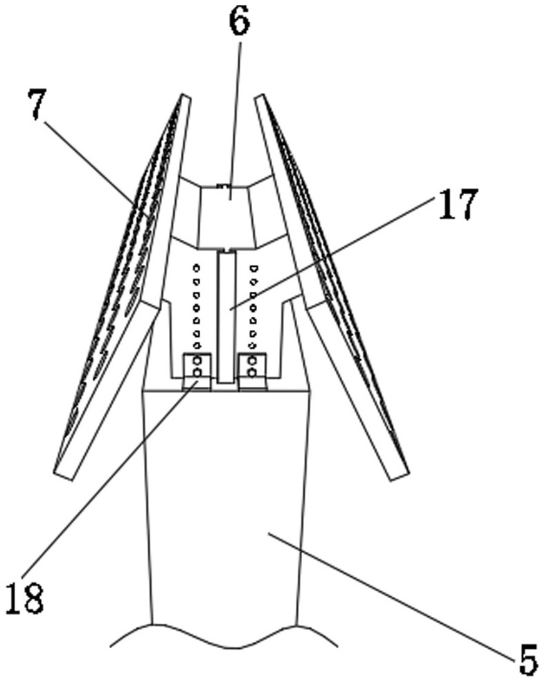 Spraying machine for fruit tree planting