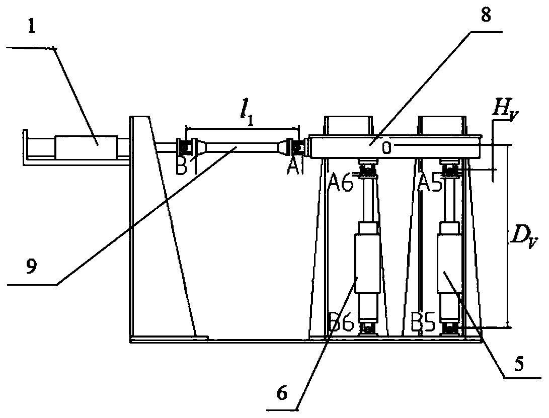 A method for pose control of a six-degree-of-freedom hydraulic motion platform with connecting rods