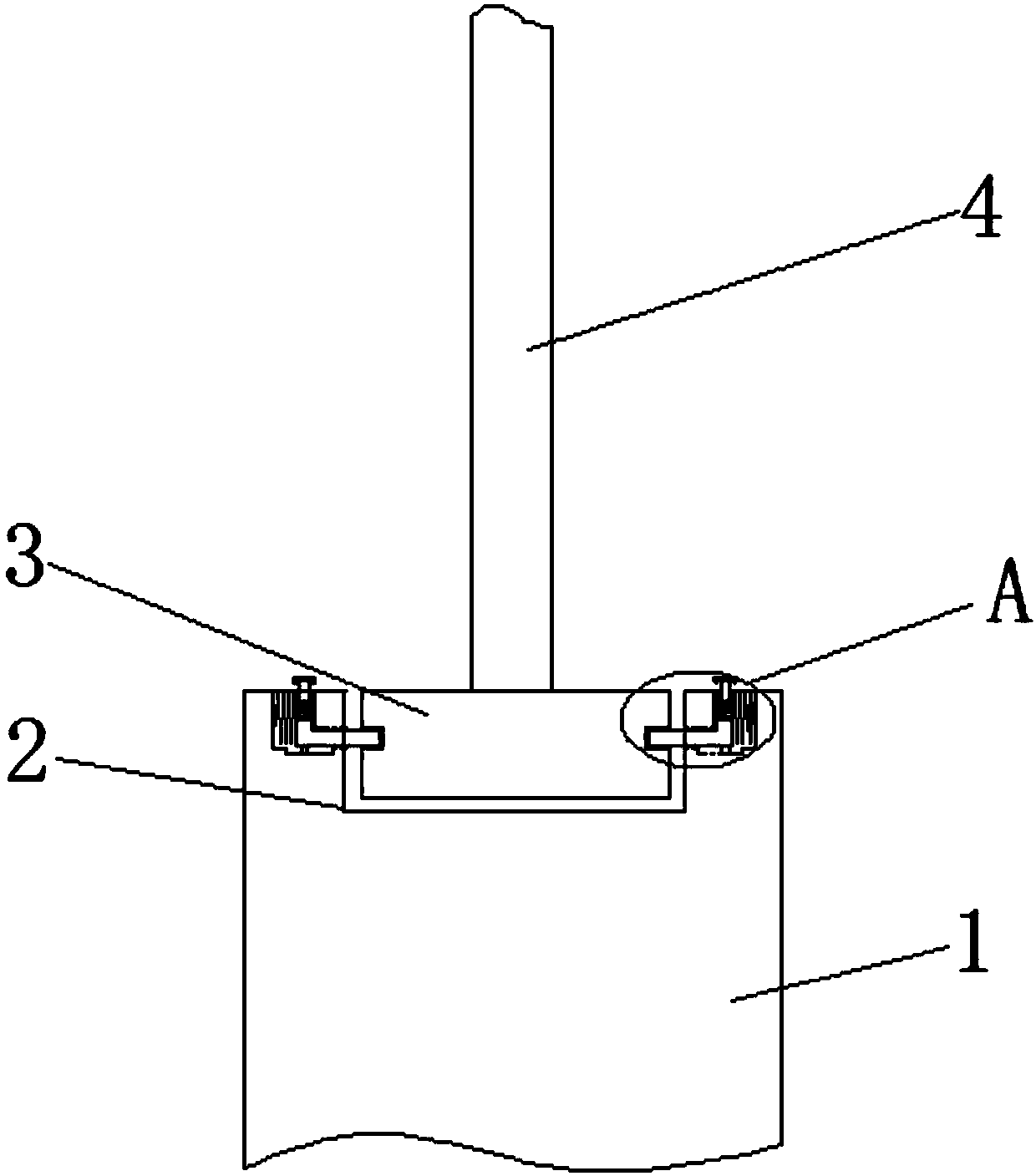 Lightning rod for lightning protection engineering