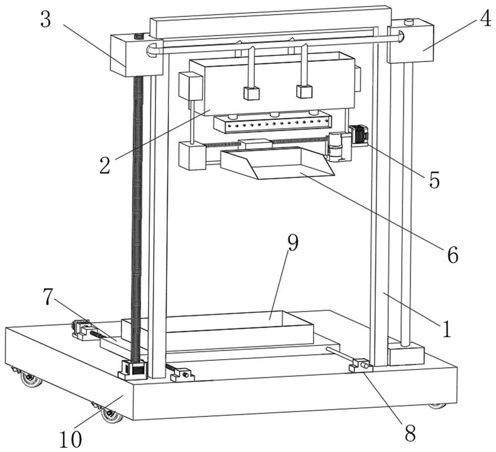 Automatic shoveling equipment for putty layer of building wall