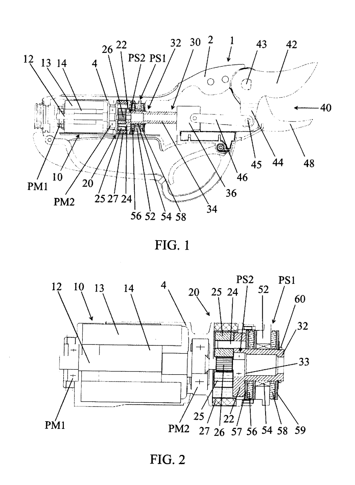 Portable power tool comprising an epicyclic reduction gear