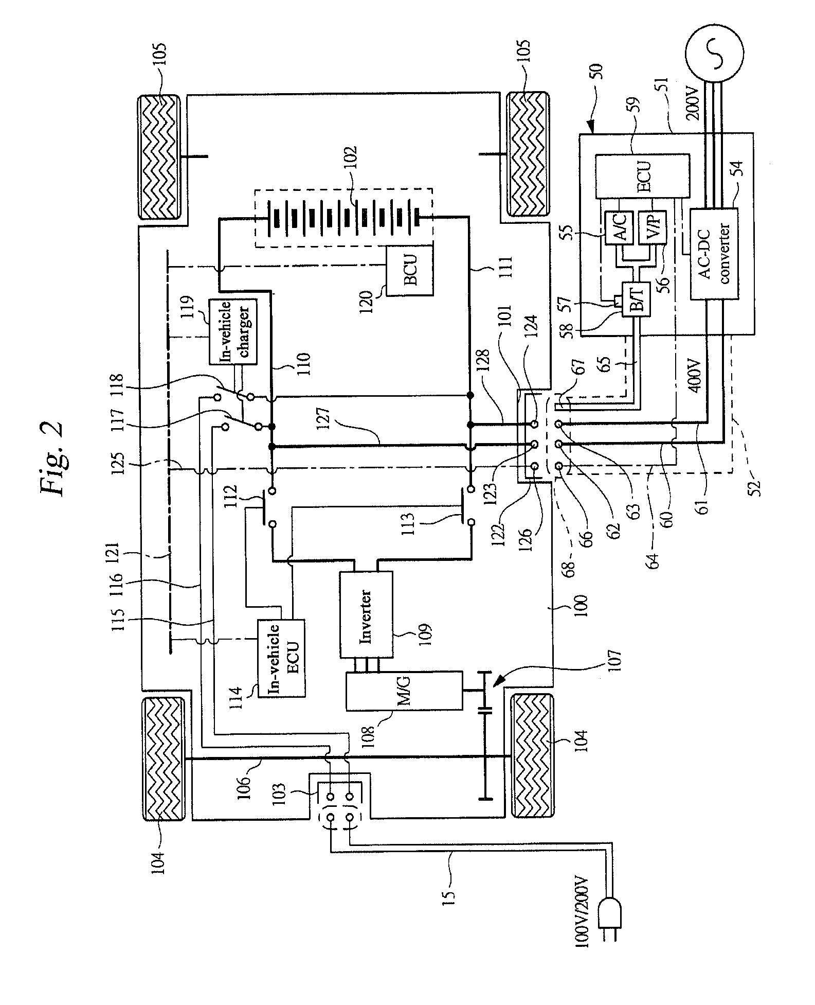 Charging device and charging structure