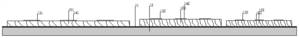 Multi-chip normally-mounted reset wafer level packaging structure and method