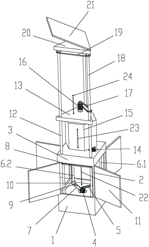 Multi-frame print ad show device