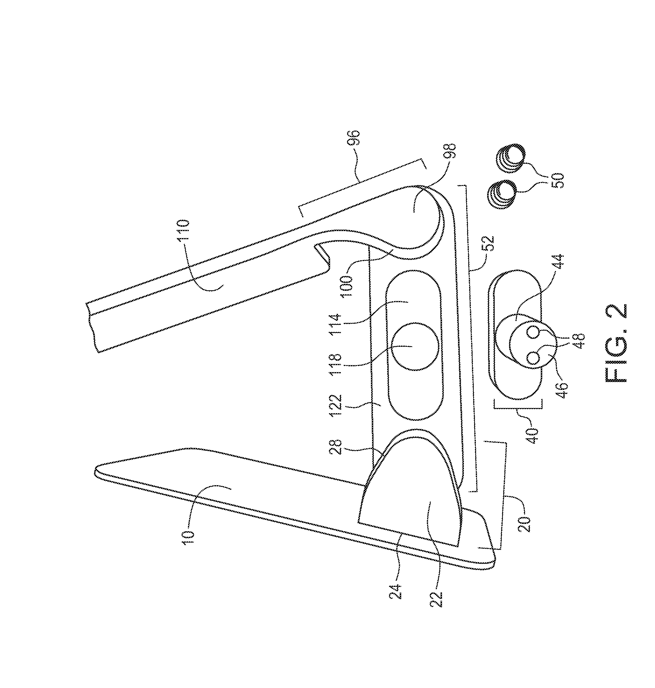 Double Articulating Dental Chair Headrest Apparatus