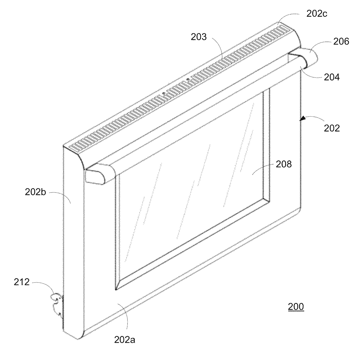 Self-cleaning household appliance having a range door with a full glass inner surface