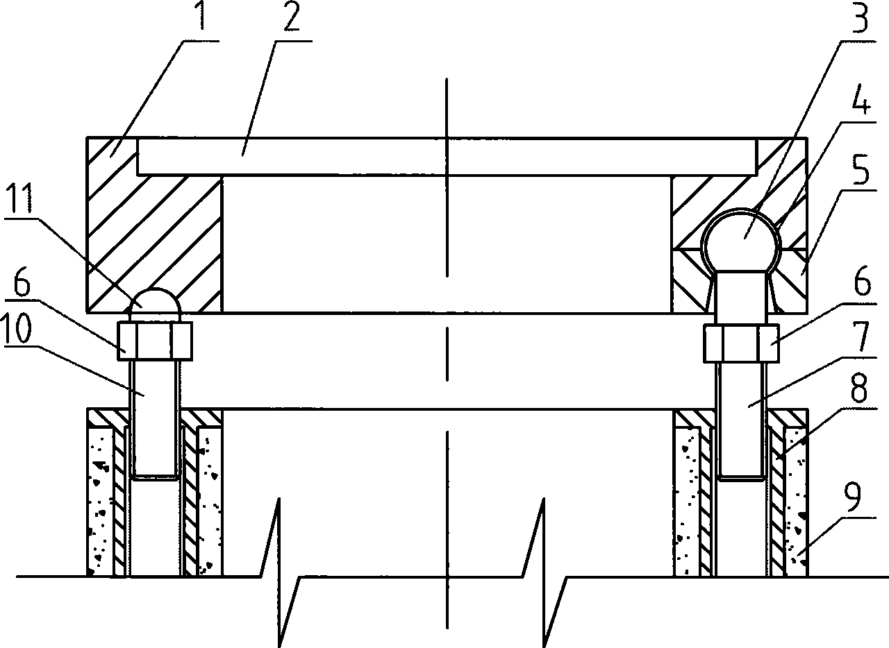 Height-adjustable road manhole