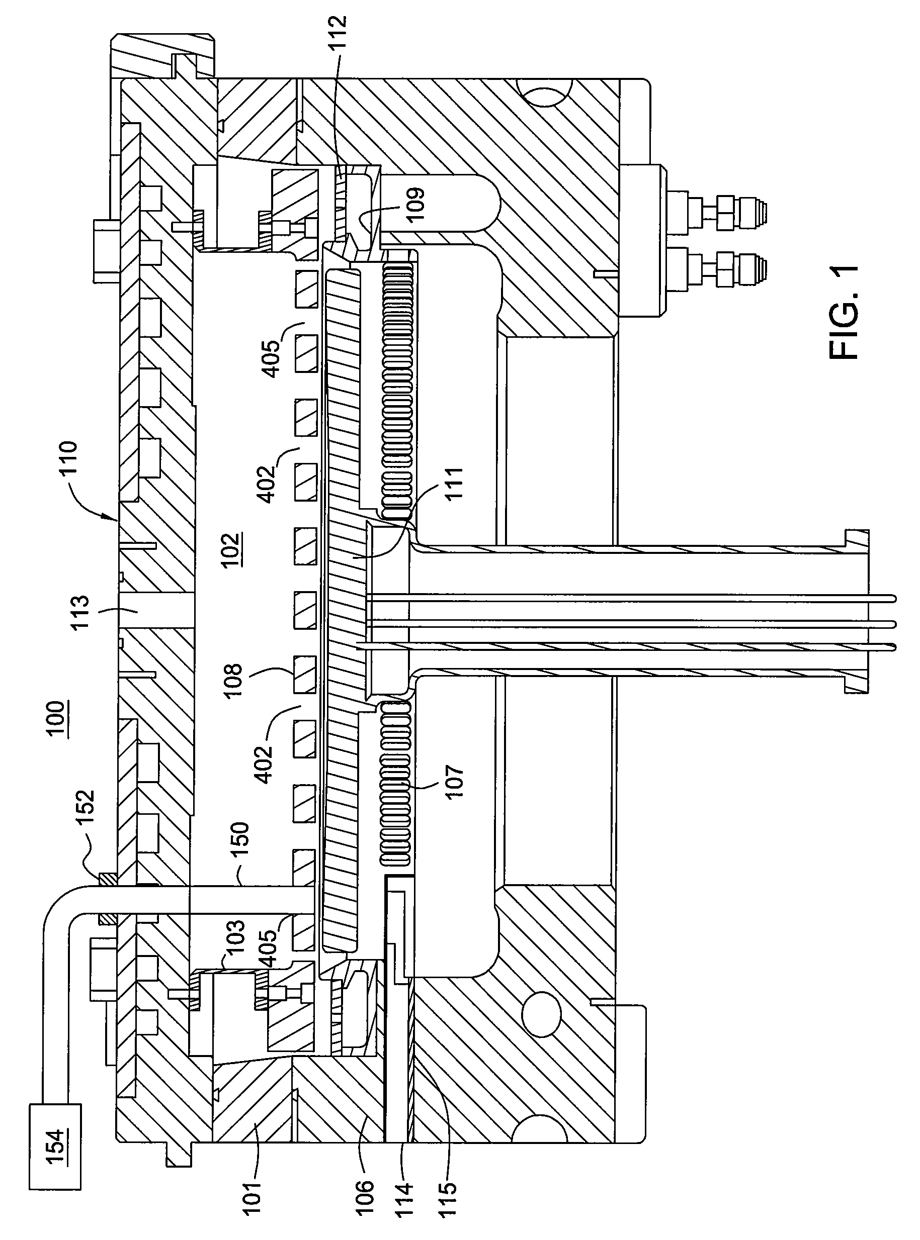 Apparatus for integrated gas and radiation delivery