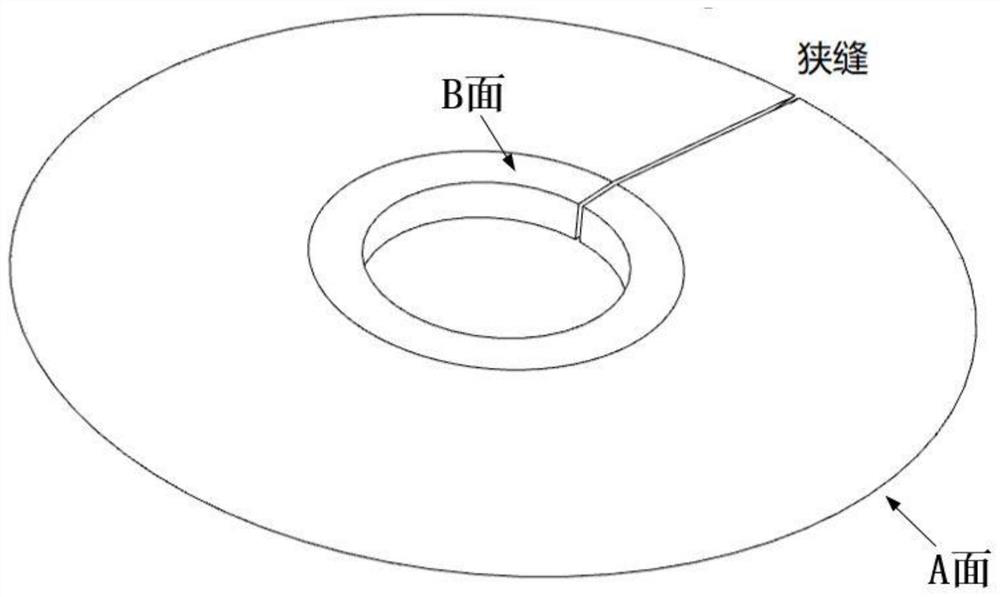 An electromagnetic pulse hole turning forming device for thick plate parts or thick arc parts