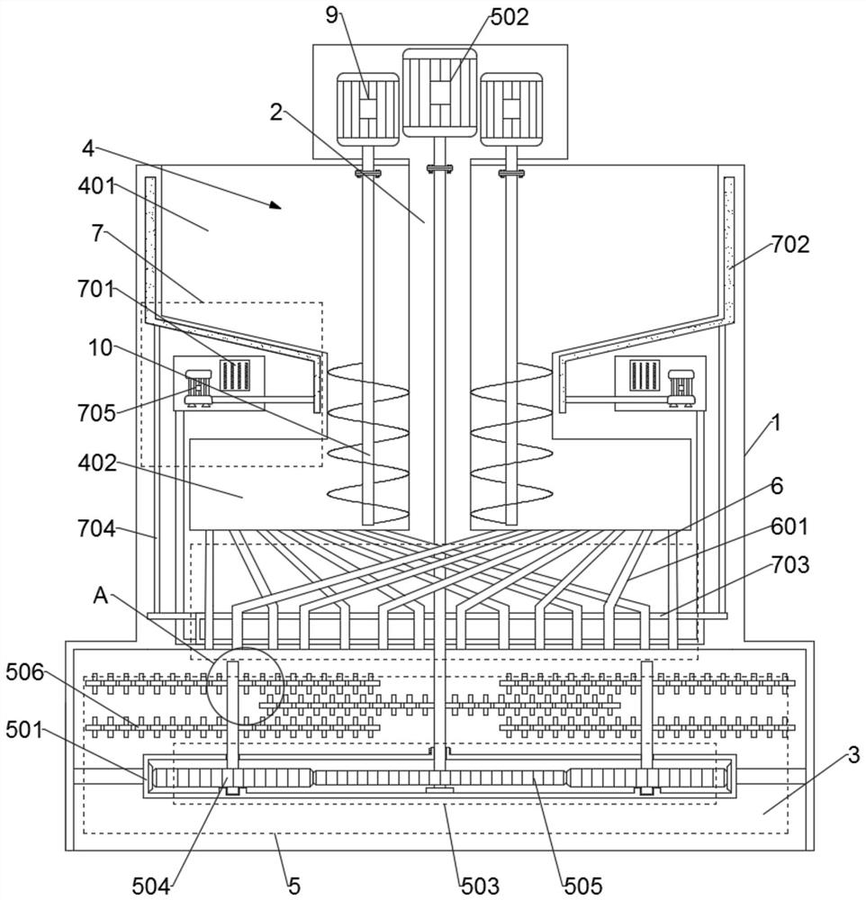 ABS engineering plastic production device