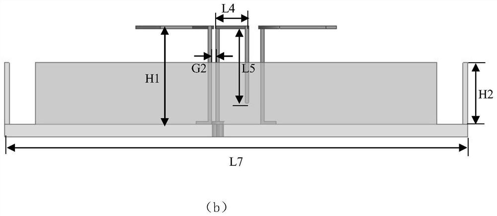 Broadband electromagnetic dipole circularly polarized antenna