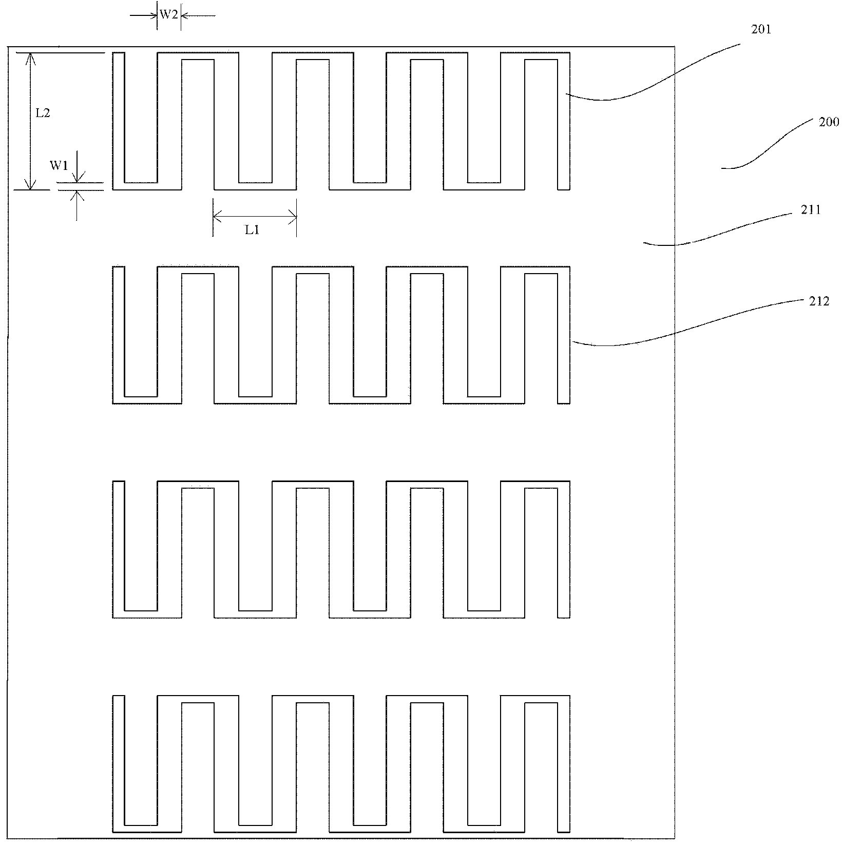 Meta-material realizing polarization conversion, and polarizer