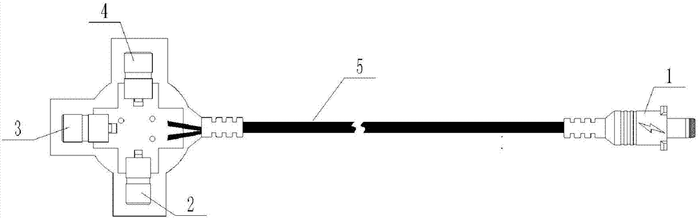 Adapter with regulation control and capable of switching and externally connecting switch