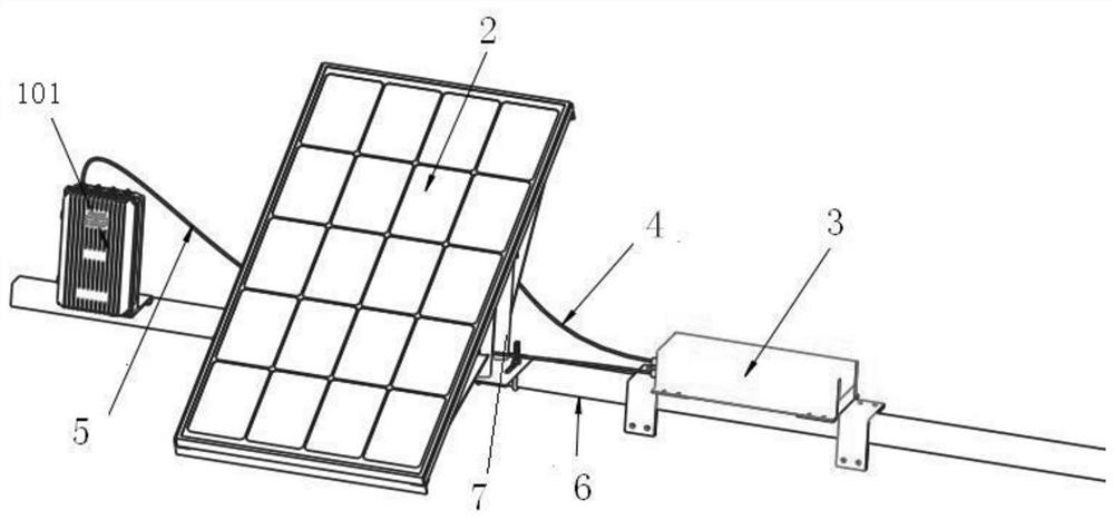 Power wireless repeater system suitable for short-distance data transmission