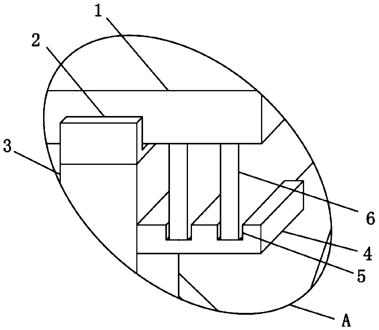 Protecting device for floor template building and application method thereof