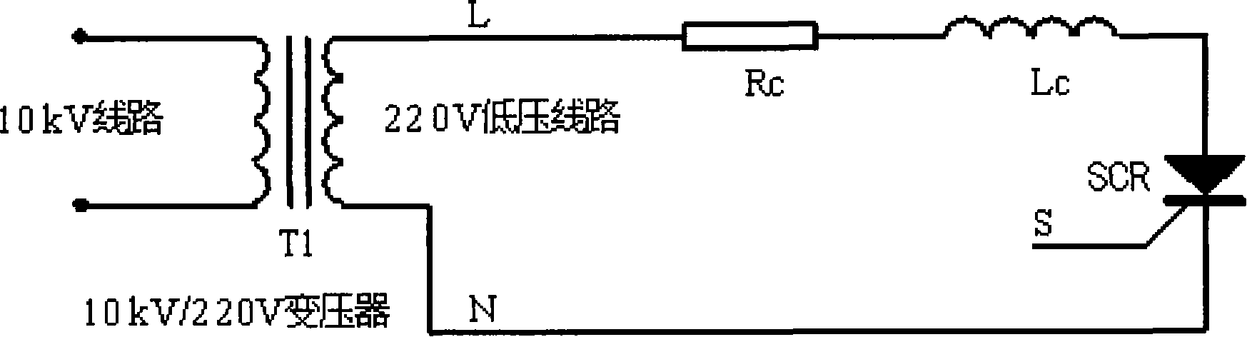 Power distribution network industrial frequency communicating method and system