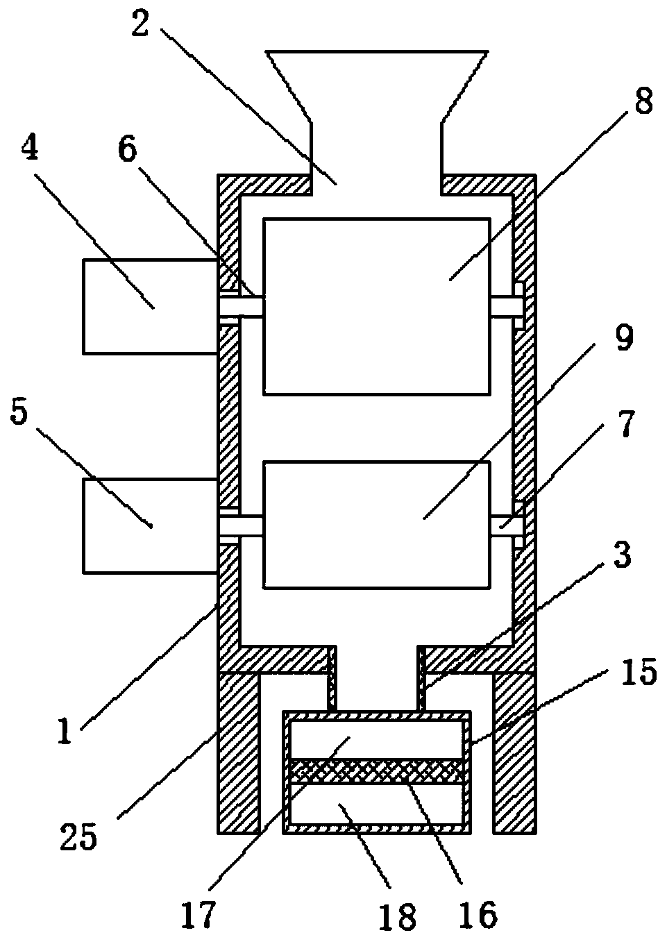 Fine crushing device for mineral crusher