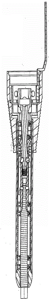 Surgical, torque-transmitting instrument including associated tool