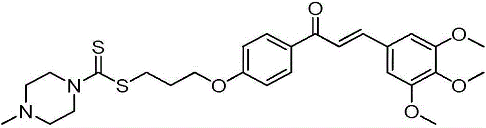 Formononetin derivative comprising dithiocarbamate, preparation method and application thereof to antitumor drugs